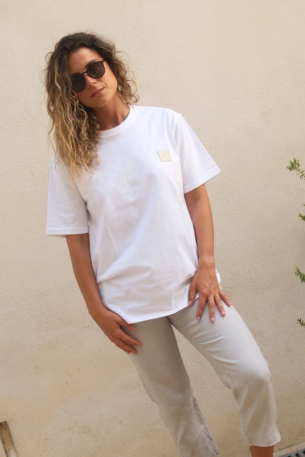 Camiseta Icony Beige