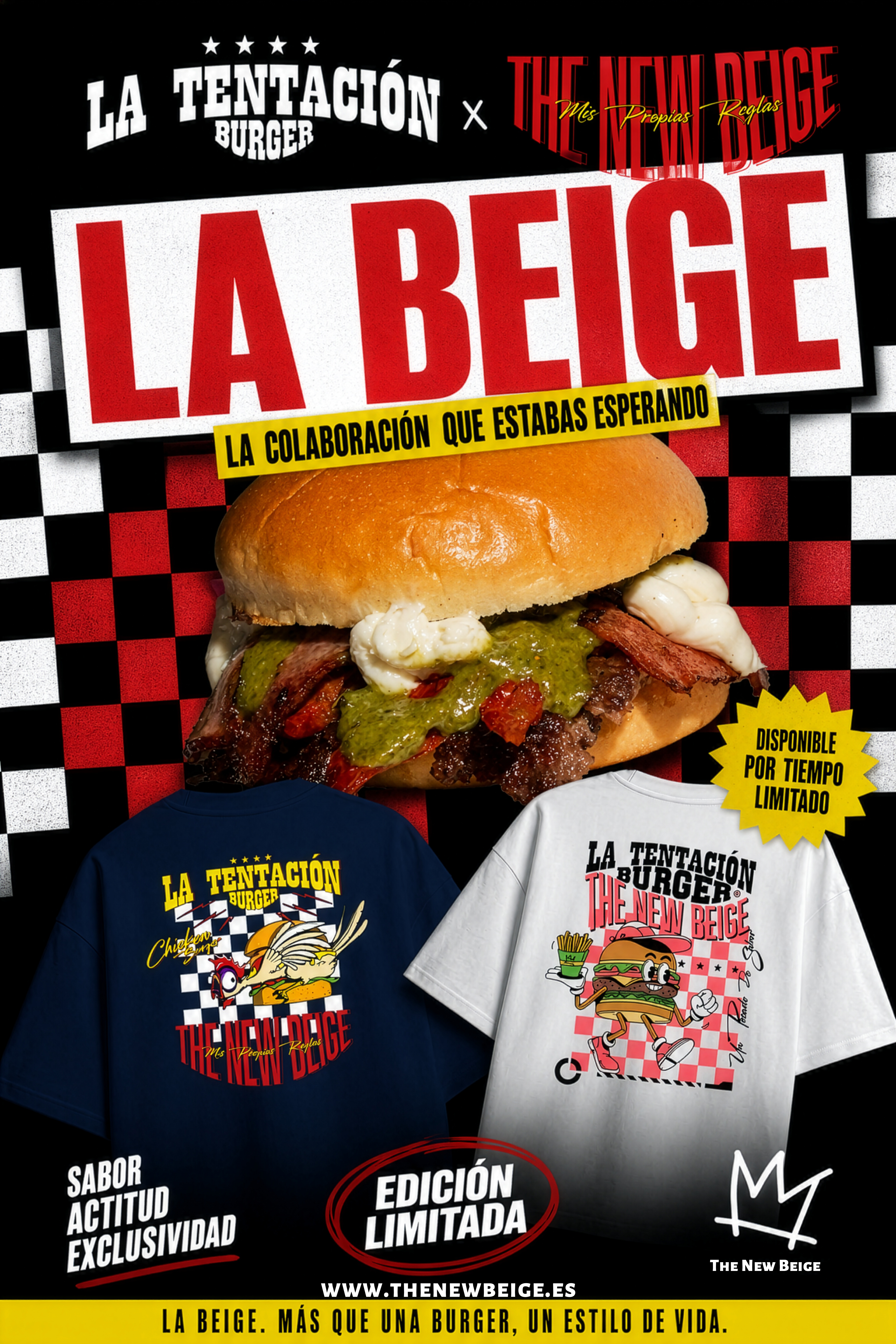 LA BEIGE - Burger oficial de la colaboración