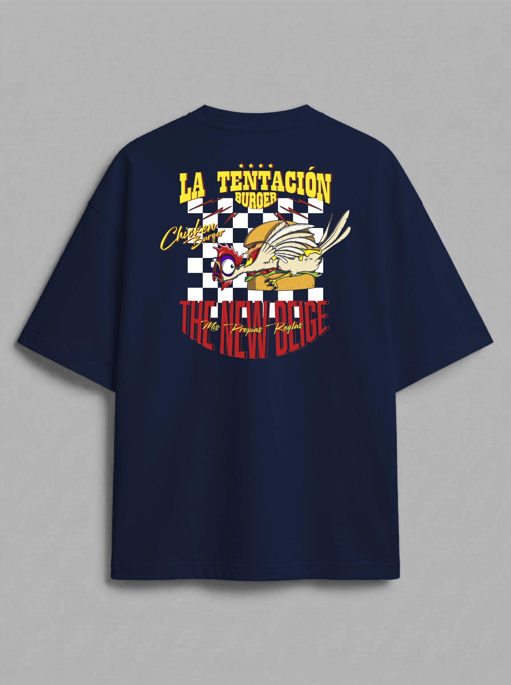 Camiseta Chicken Edition - vista trasera